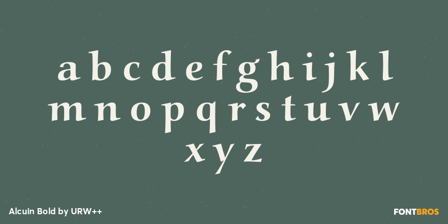 Alcuin Bold Font Poster #3