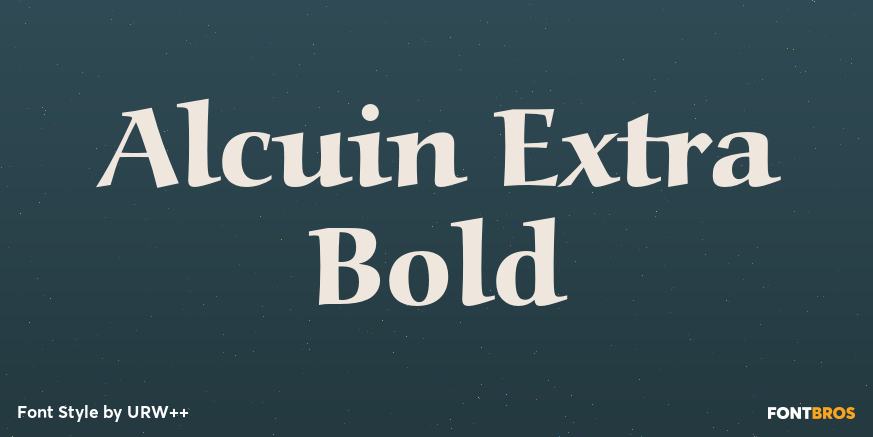 Alcuin Extra Bold Poster
