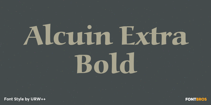 Alcuin Extra Bold Poster