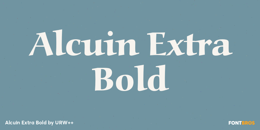 Alcuin Extra Bold Poster