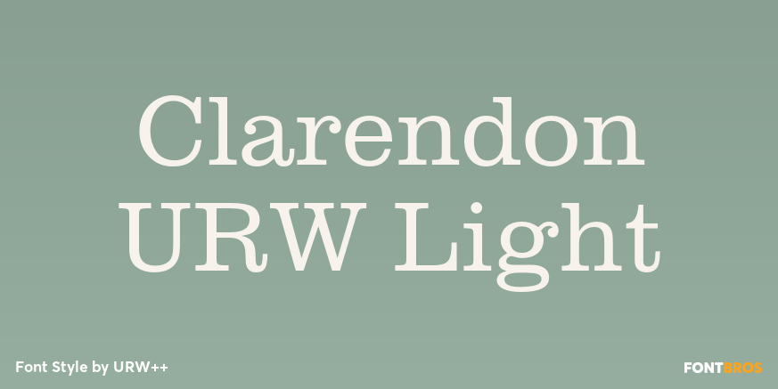 Clarendon URW Light Poster