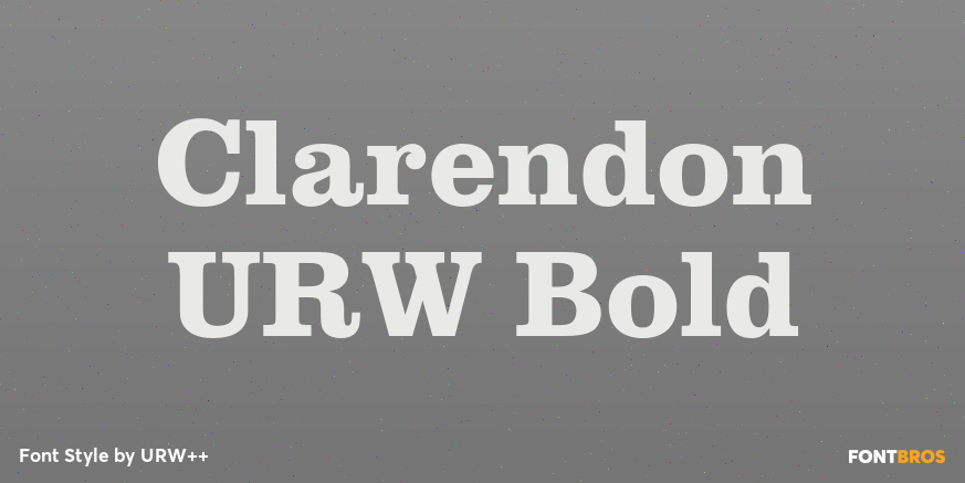 Clarendon URW Bold Poster