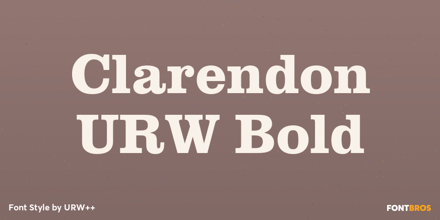 Clarendon URW Bold Poster