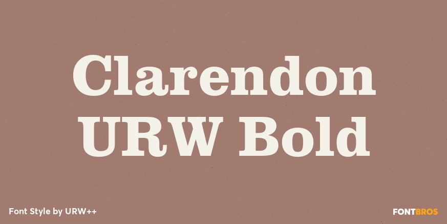 Clarendon URW Bold Poster