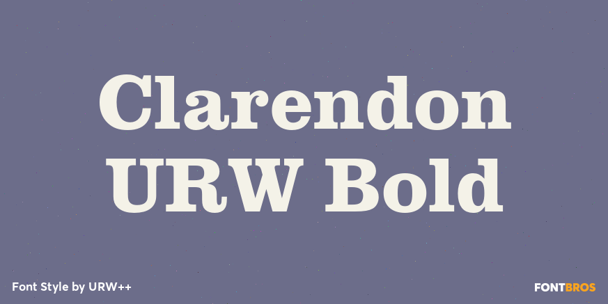 Clarendon URW Bold Poster