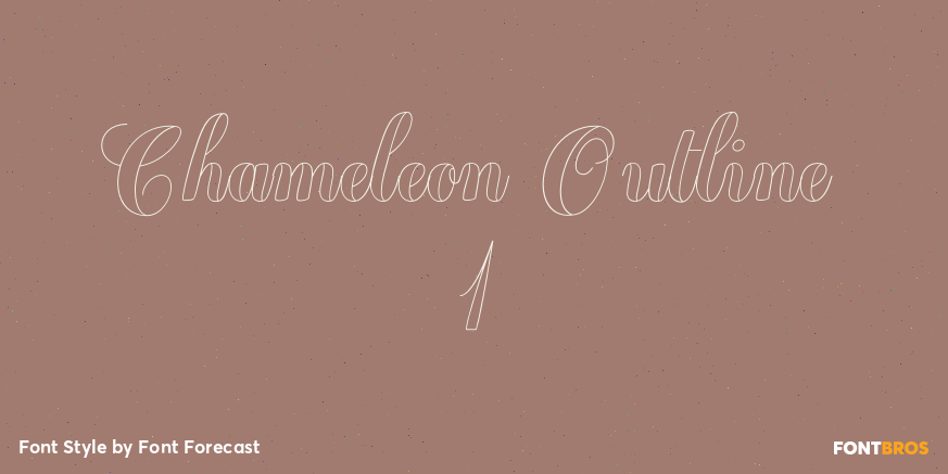 Chameleon Outline 1 Poster