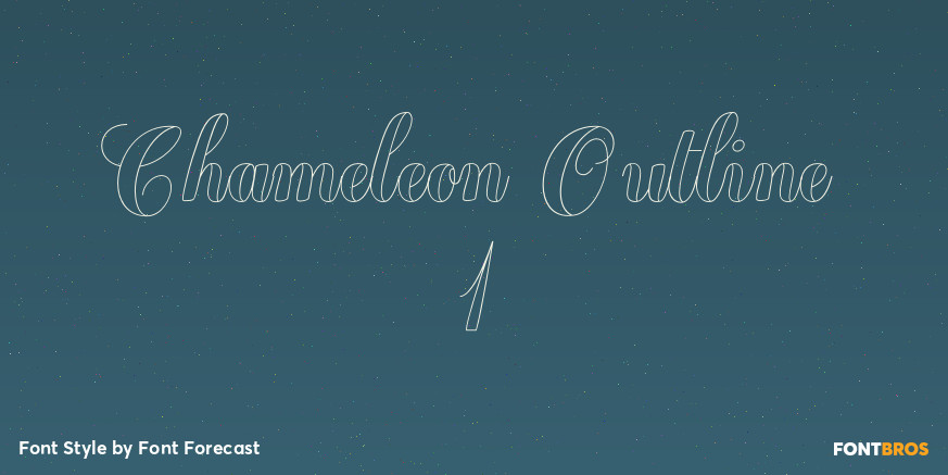 Chameleon Outline 1 Poster