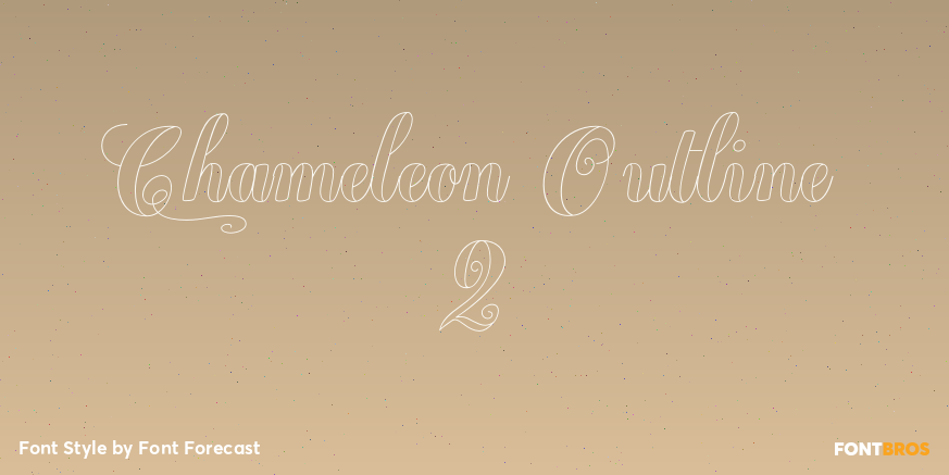 Chameleon Outline 2 Poster