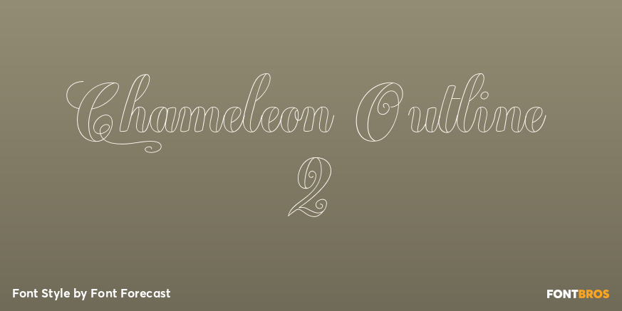 Chameleon Outline 2 Poster