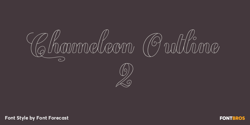 Chameleon Outline 2 Poster