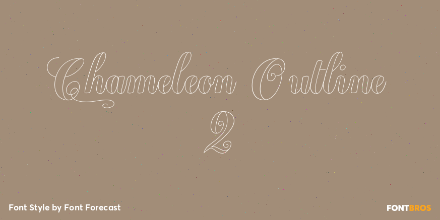 Chameleon Outline 2 Poster