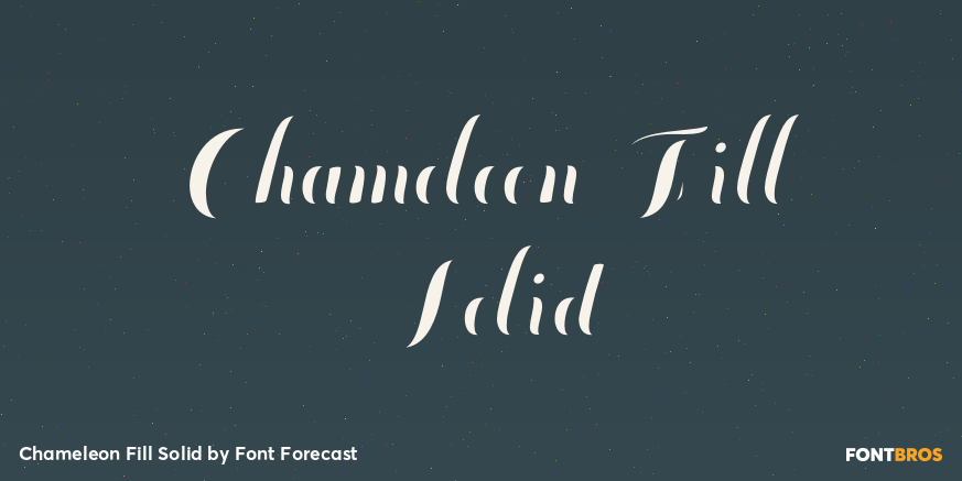 Chameleon Fill Solid Poster