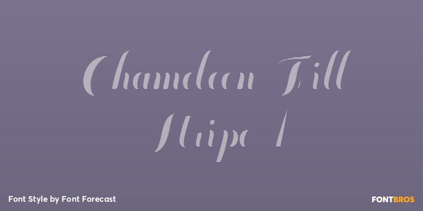 Chameleon Fill Stripe 1 Poster