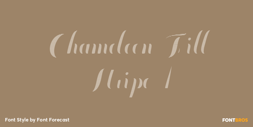 Chameleon Fill Stripe 1 Poster