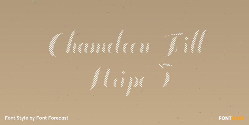 Chameleon Fill Stripe 3 Poster