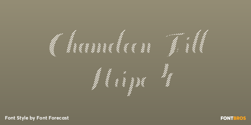 Chameleon Fill Stripe 4 Poster