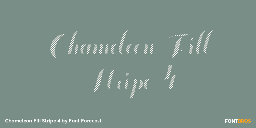 Chameleon Fill Stripe 4 Poster