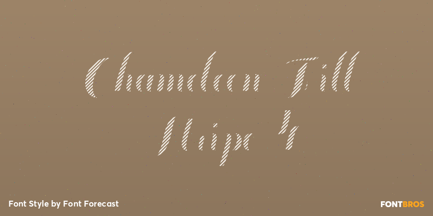 Chameleon Fill Stripe 4 Poster