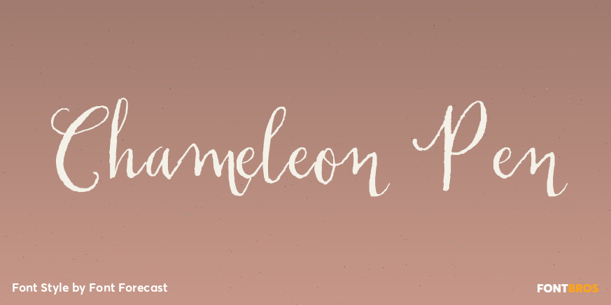 Chameleon Pen Poster