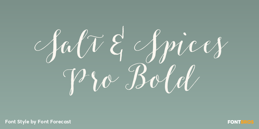 Salt & Spices Pro Bold Poster