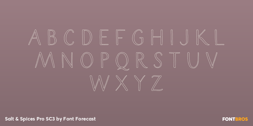 Salt & Spices Pro SC3 Font Poster #2