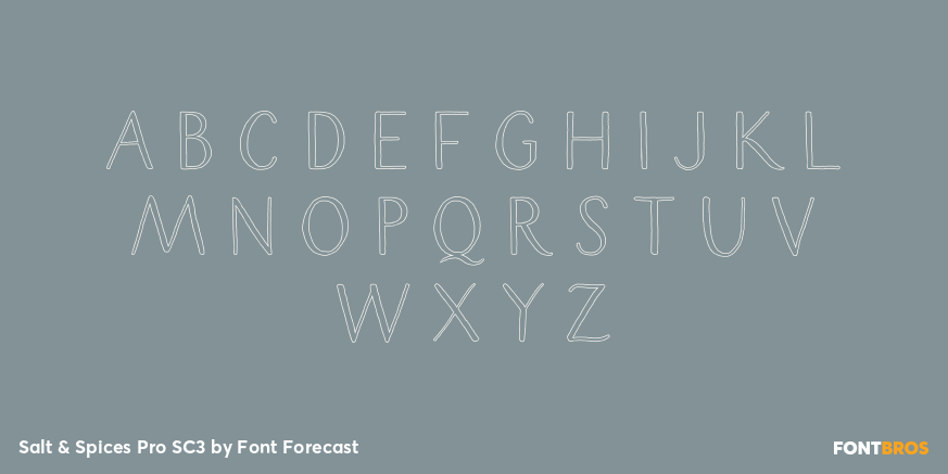 Salt & Spices Pro SC3 Font Poster #1