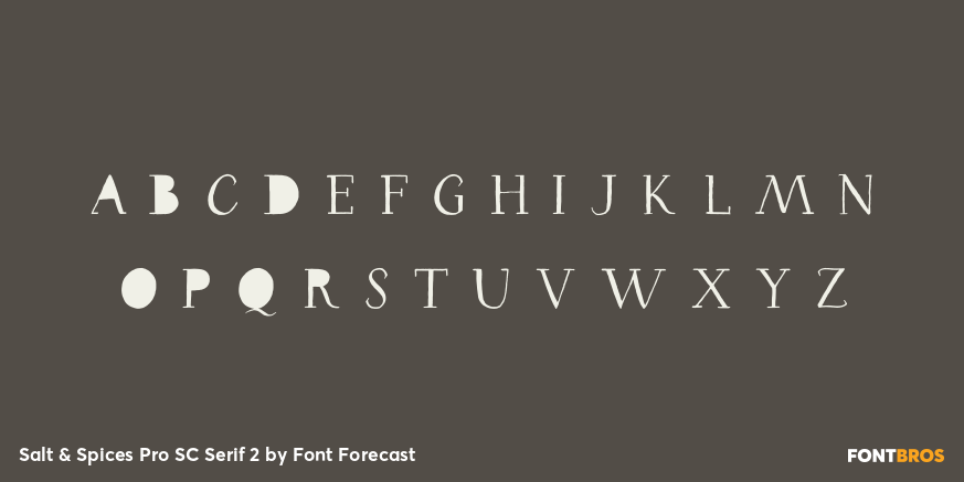 Salt & Spices Pro SC Serif 2 Font Poster #1