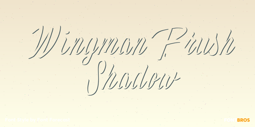 Wingman Brush Shadow Poster