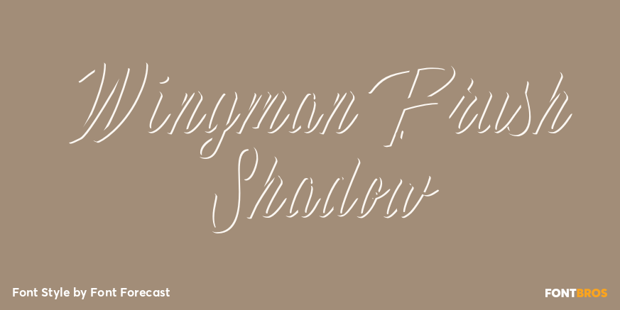 Wingman Brush Shadow Poster