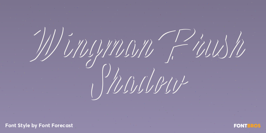 Wingman Brush Shadow Poster