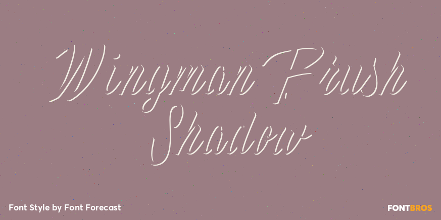 Wingman Brush Shadow Poster