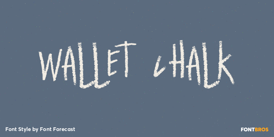 Wallet Chalk Poster