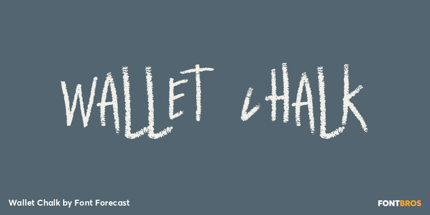 Wallet Chalk Poster