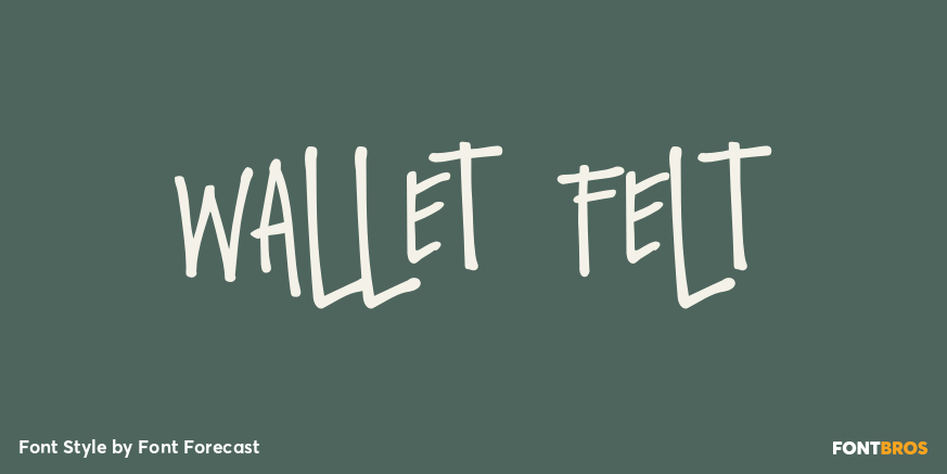 Wallet Felt Poster