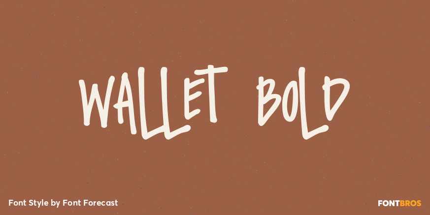 Wallet Bold Poster
