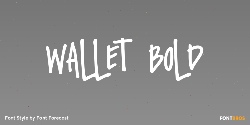Wallet Bold Poster