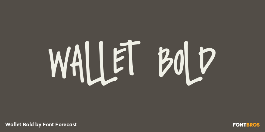 Wallet Bold Poster