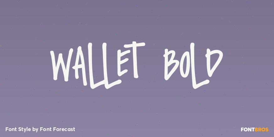 Wallet Bold Poster