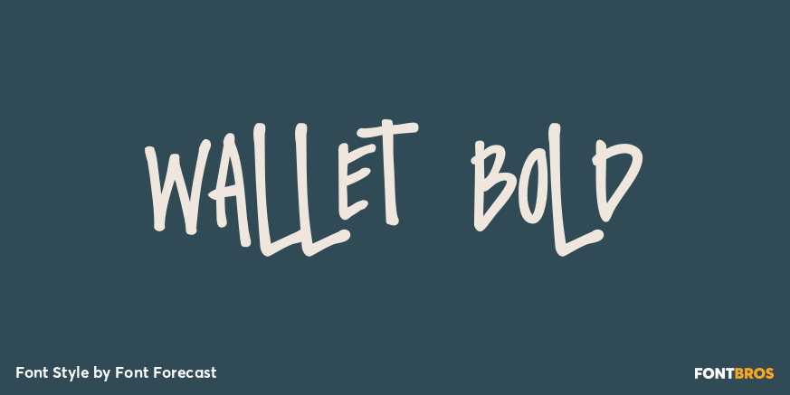 Wallet Bold Poster