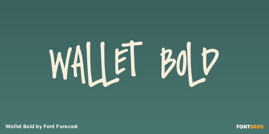 Wallet Bold Poster