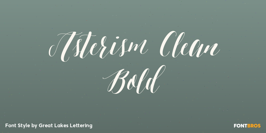 Asterism Clean Bold Poster