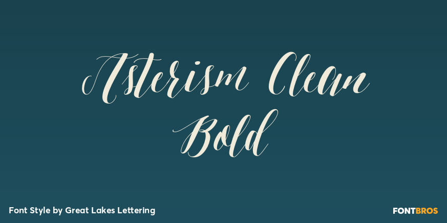 Asterism Clean Bold Poster