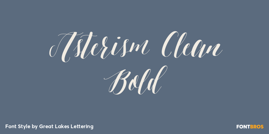 Asterism Clean Bold Poster