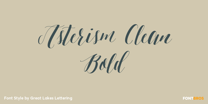 Asterism Clean Bold Poster