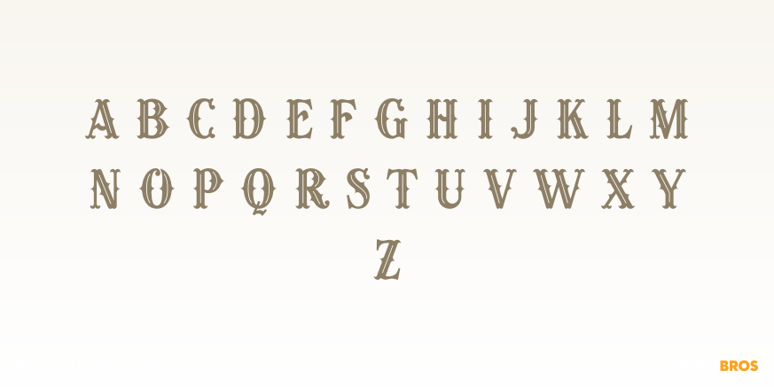 Gilded Age Small Caps Font Poster #3