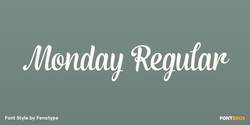 Monday Regular Poster