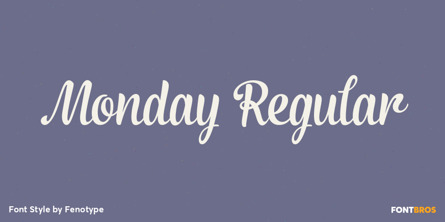 Monday Regular Poster