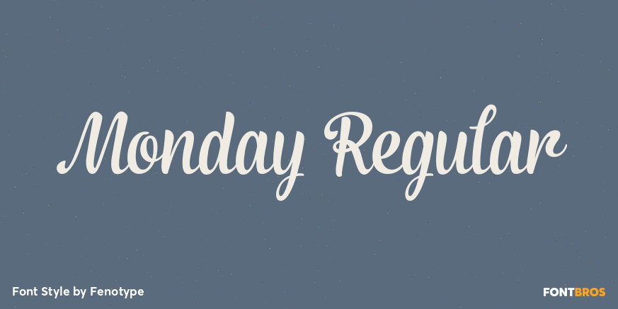 Monday Regular Poster