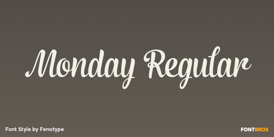 Monday Regular Poster