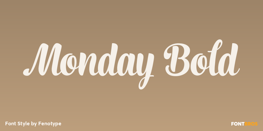 Monday Bold Poster